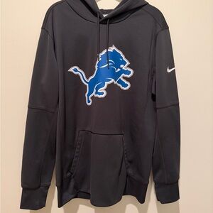 Nike Men's Detroit Lions Gray Hoodie